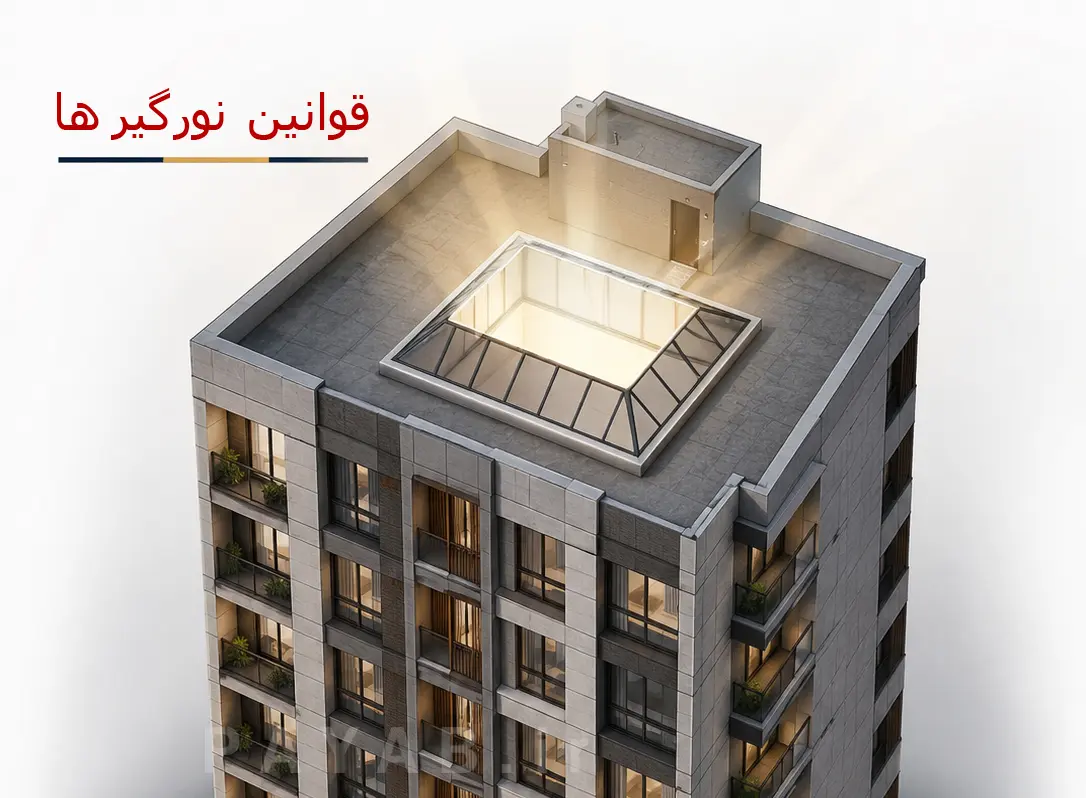 قوانین مربوط به نورگیر ها و نورگیری در ساختمان