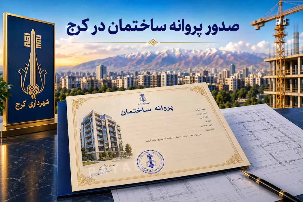 مراحل صدور پروانه و جواز ساخت در کرج